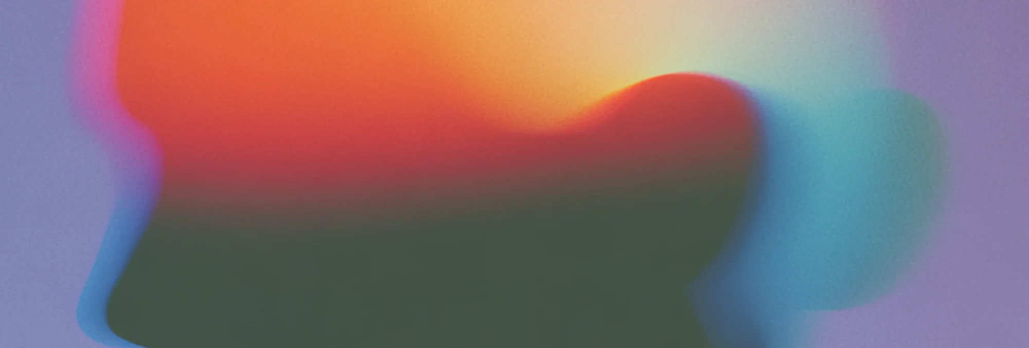 Blurry ambient graphic of a human head